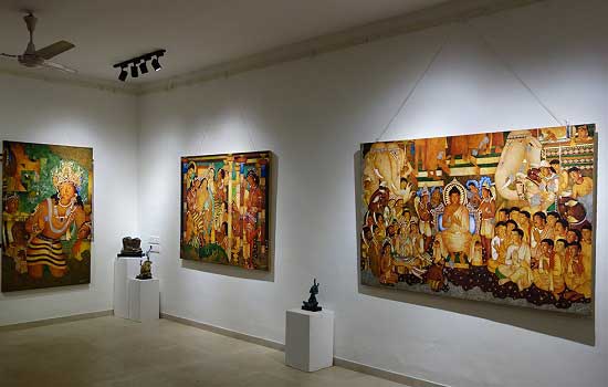 Ajanta paintings show at Indiaart Gallery