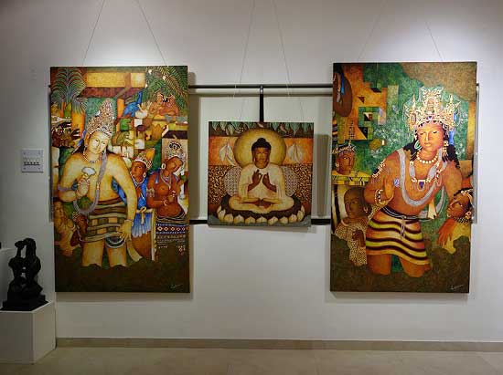 Ajanta paintings show at Indiaart Gallery, Pune
