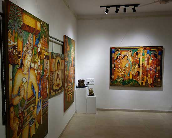 Exhibition of Ajanta paintings at Indiaart Gallery