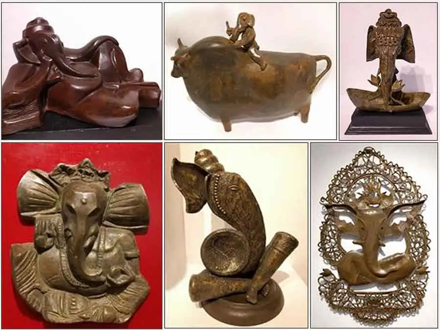 Ganapati An exclusive exhibition of 51 bronze sculptures of Ganesha by five sculptors
