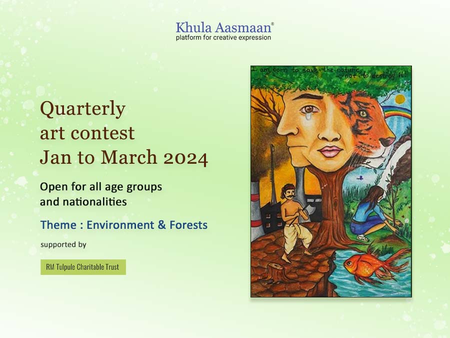 Khula Aasmaan art contests - Jan to March 2024