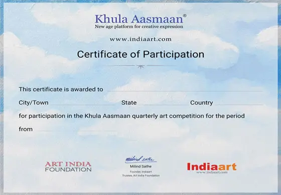 Khula Aasmaan Certificate