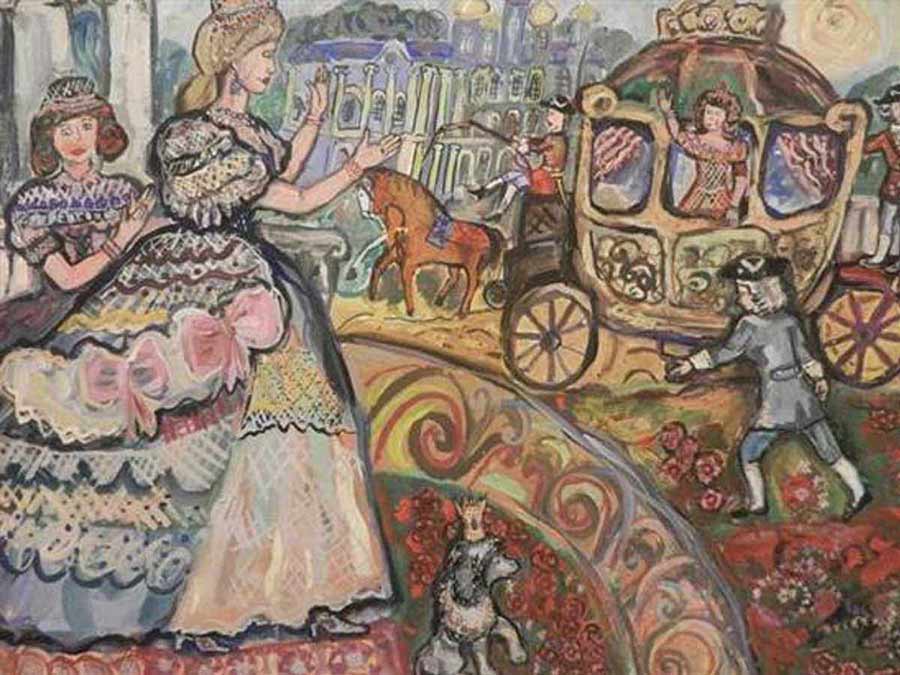 Exhibition of paintings by Russian Children