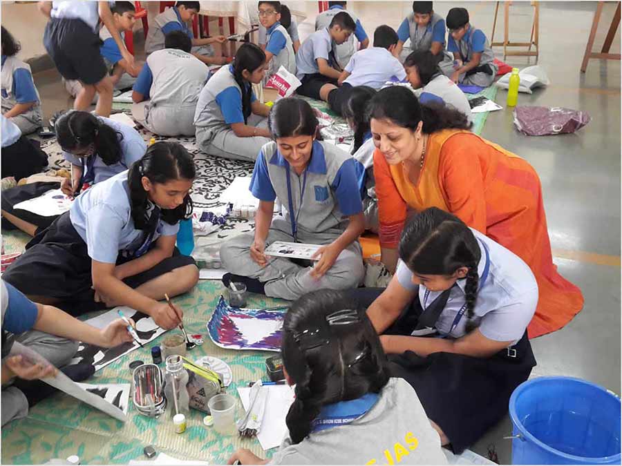 Khula Aasmaan workshop at Orion ICSE School, Mumbai