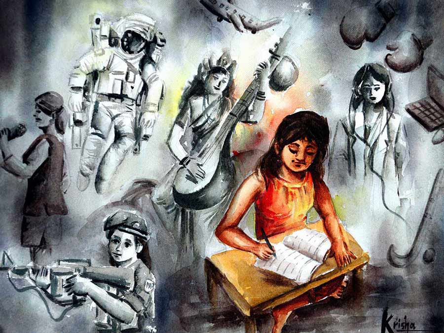 Bal Disha - Exhibition of paintings by Four Young Child Artists