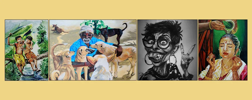 Shortlisted artworks from Khula Aasmaan art contest -  Jan to March 2026