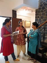 Guests at Indiaart Gallery