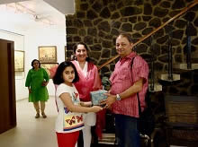 Nice to receive a box of chocolates from this young guest