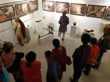 Picture from Hand Spinning Demonstration at Indiaart Gallery - 8