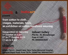 Photo exhibition -  Cotton to cloth  at Indiaart Gallery 