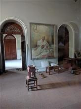 View of the room at Agakhan Palace, Pune where Mahatma Gandhi and Kasturba Gandhi lived