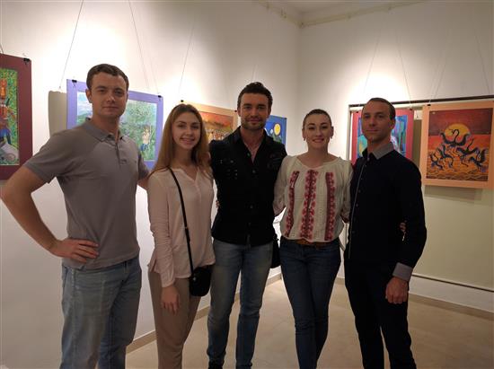 Russian Delegation at Indiaart Gallery