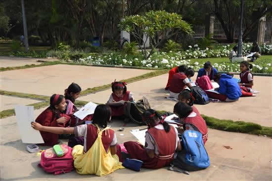 Painting Competition at University Garden - 2