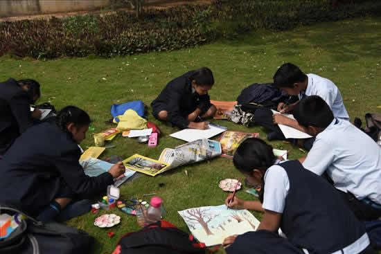 Painting Competition at University Garden - 9