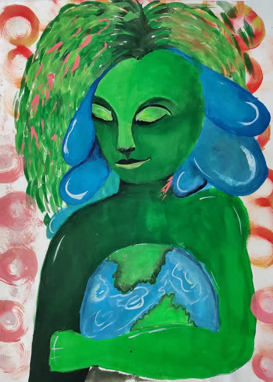 painting by Vedant Raut (born : 2005)