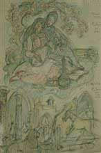 A Page from Diary IV, Painting by J D Gondhalekar