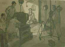 Film Studio II, Painting by J D Gondhalekar