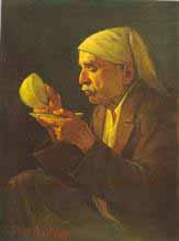 Grand Father, Painting by J D Gondhalekar