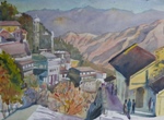 House in Shimala, Kashmir & Himachal, Painting by M. K. Kelkar, Watercolour on Paper, 11 X 14