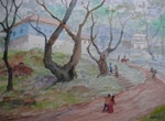 Kulu, Kashmir & Himachal, Painting by M. K. Kelkar, Watercolour on Paper, 15 X 22