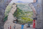 Pratapgarh, Landscape Painting by M. K. Kelkar, Watercolour on Paper, 13.5 X 19
