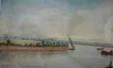 Ghodbandar, Painting by S. L. Haldankar