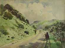 Green Mountain, Painting by S. L. Haldankar