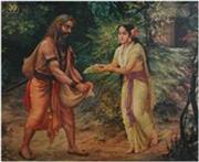 Ravan - Sita, poster medium work by S. M. Pandit  