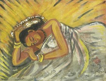 Painting by Sudhir Khastagir