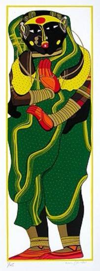 Limited Edition Print by Thota Vaikuntam - Untitled XII