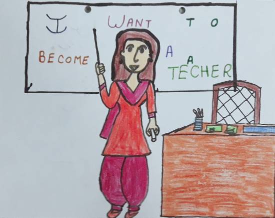 Painting by Avishi Srivastava - My Ambition