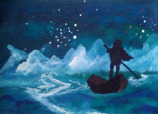 Painting by Preety Padhiyar - The Journey of My Life