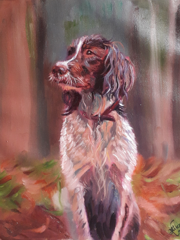 Painting by Uttkarsh Gupta - Dog