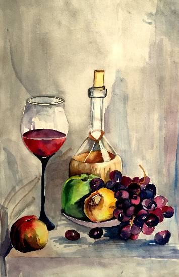 Painting by Alisha Raghav - Still Life
