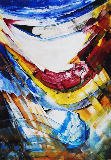 Painting by Satish Pimple - Meditation