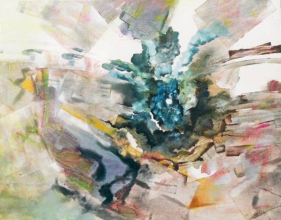 Painting by Satish Pimple - Dot