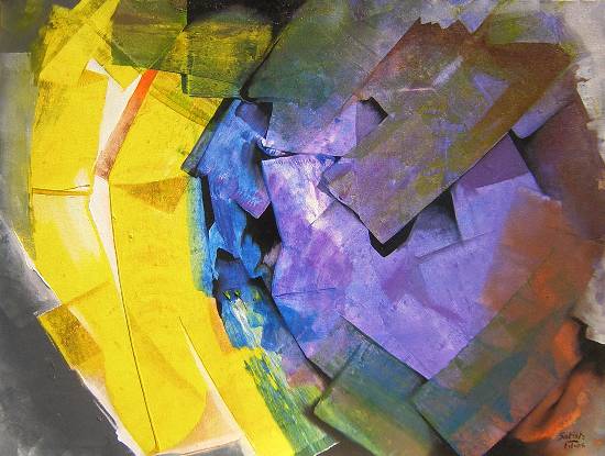 Painting by Satish Pimple - Inner zone - 1