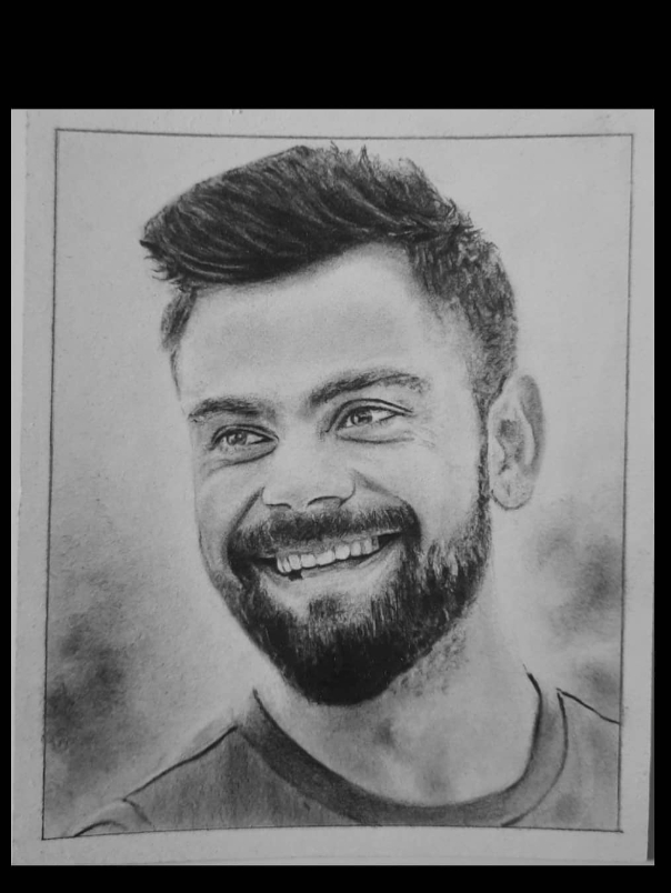 Painting by Abhilesh Badgujar - Virat Kohali