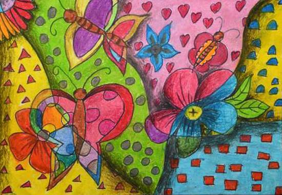 Painting by Sujata Someshwar Arya - Colours of Nature