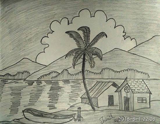 Painting by Jainil Bhavsar - Natural