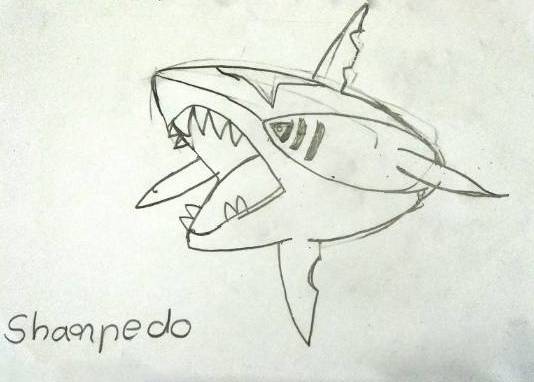 Painting by Nandakishore M O - Sharpedo