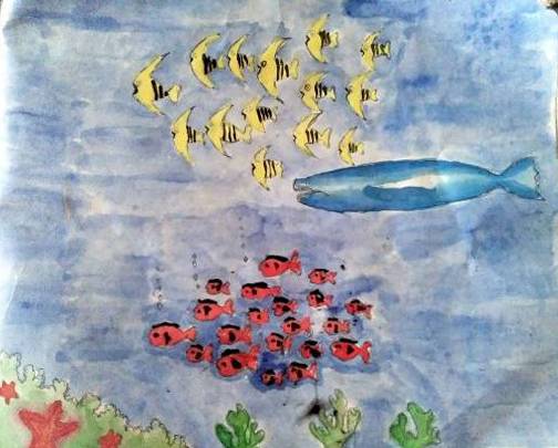 Painting by Nandakishore M O - Inside sea