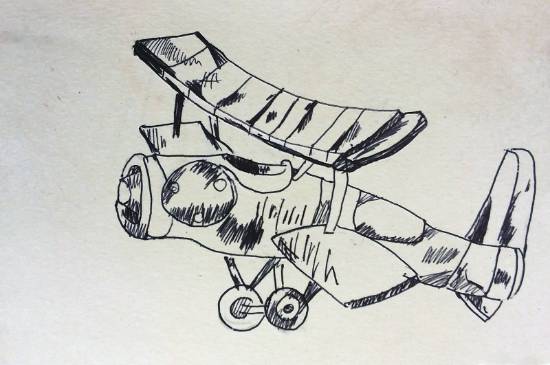 Painting by Kina Titi - Helicopter