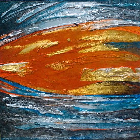 Painting by Ami Patel - Red Earth