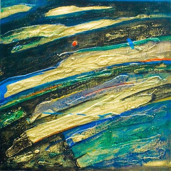 Painting by Ami Patel - The sky dawned in its New Apparel - 1