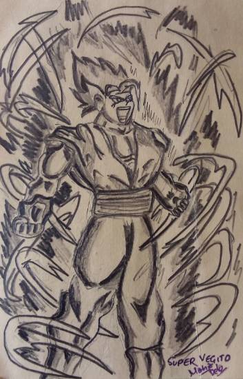 Painting by Mohit Deb - Super Vegito
