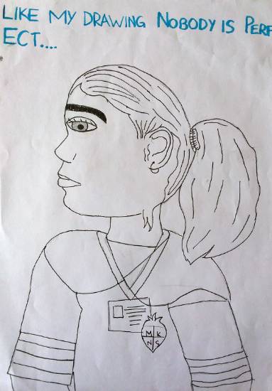 Painting by Siddhi Bahl - Girl