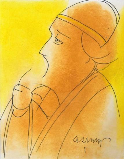 Painting by Ramananda Bandyopadhyay - Untitled - 13