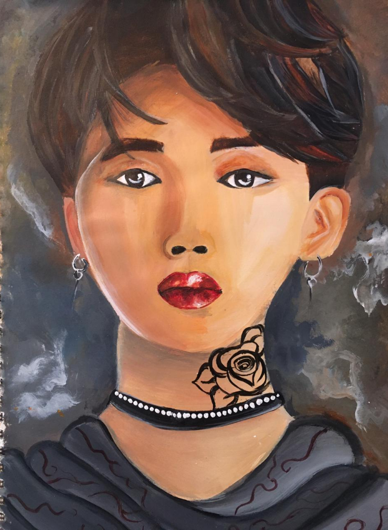 Painting by Kamakshi Kannan - Expression