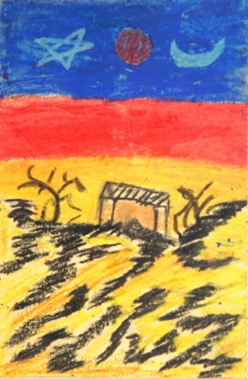 Painting by Ganesh Sanjay Wayeda - Alone House